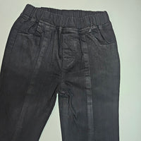 Black Split Hem Jeans