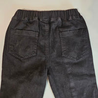 Black Split Hem Jeans