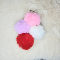 Fluffy Pom Pom Keychain