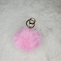 Fluffy Pom Pom Keychain