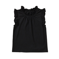 Ruffle Trim Top