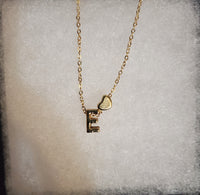 Heart Initial Necklace