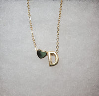 Heart Initial Necklace