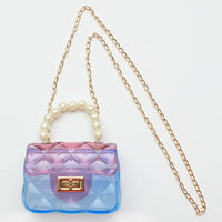 Pearl Ombre Jelly Bag: Blue