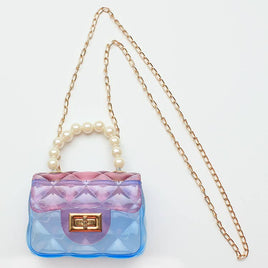 Pearl Ombre Jelly Bag: Blue